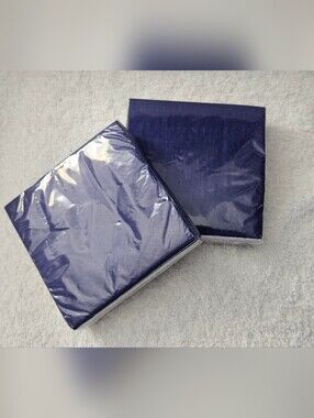 Lot 2 Spritz Navy Blue Beverage Napkins 60 Count Total Party Supplies Birthday